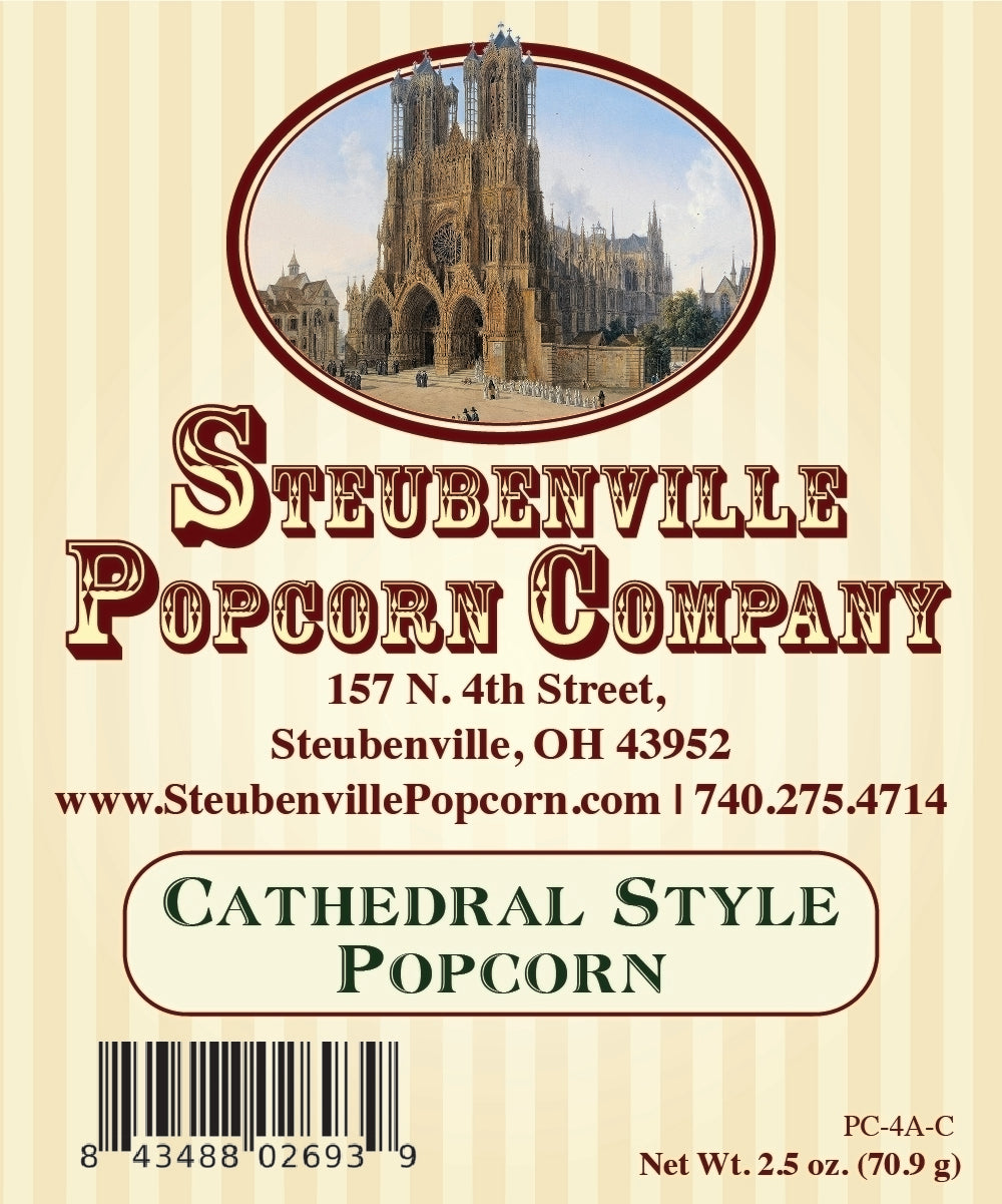Cathedral Style Popcorn (Cheddar & Caramel)