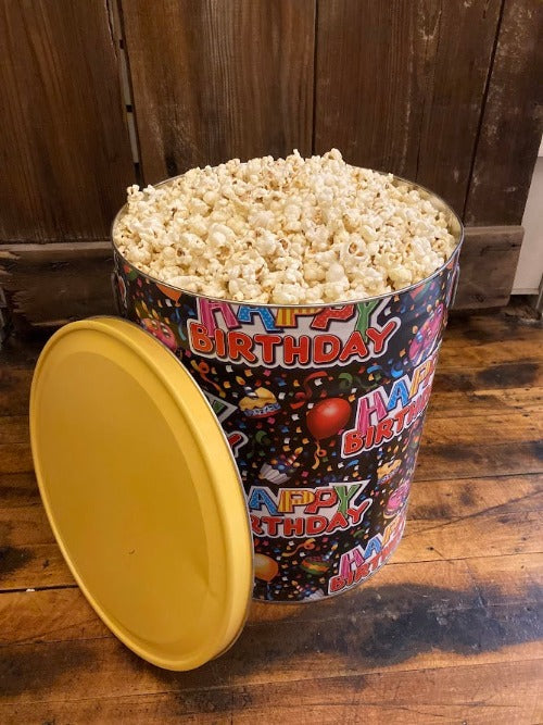 6 Gallon Popcorn Tin