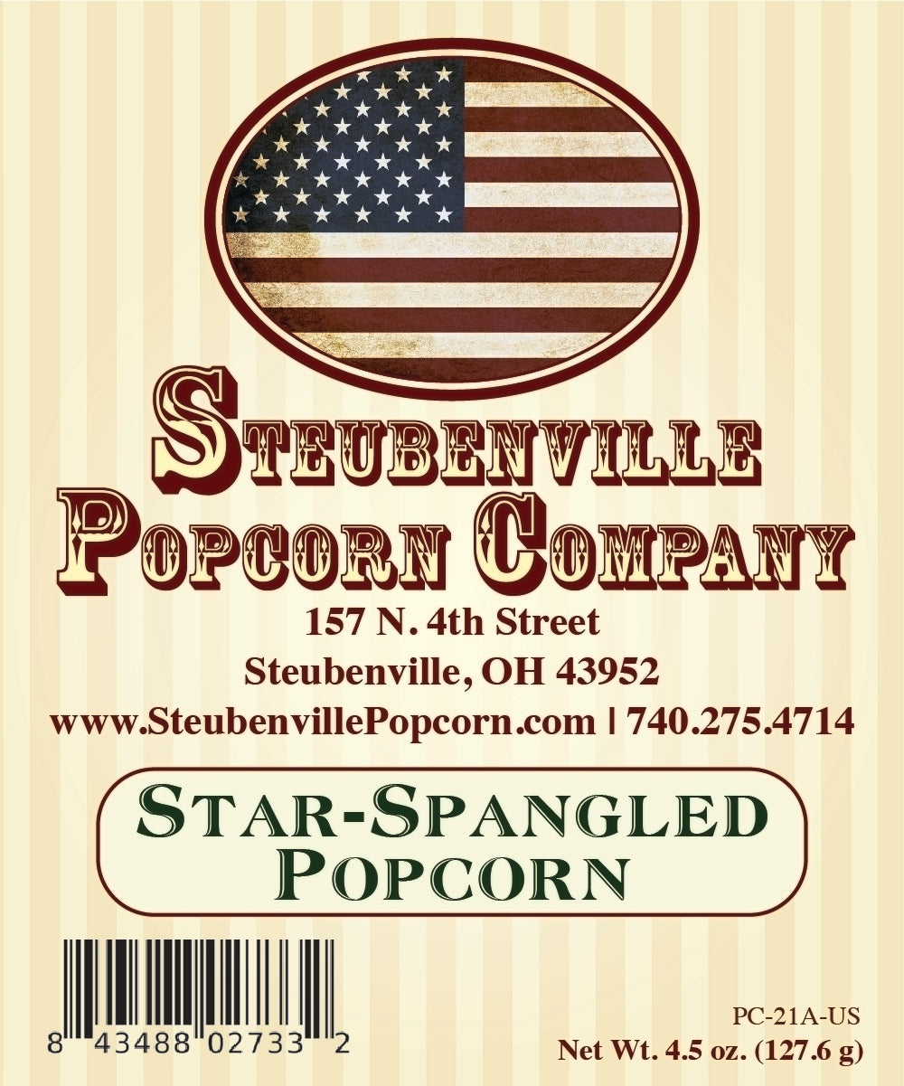 Star-Spangled Popcorn (Raspberry, Cherry, Vanilla)